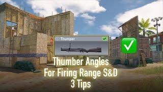 3 New Thumper Lineups For Firing Range S&D (Pro Tips)