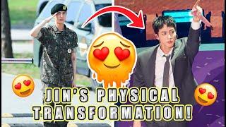 BTS's JIN's Stunning 𝗣𝗼𝘀𝘁-𝗘𝗻𝗹𝗶𝘀𝘁𝗺𝗲𝗻𝘁 𝗧𝗿𝗮𝗻𝘀𝗳𝗼𝗿𝗺𝗮𝘁𝗶𝗼𝗻 Leaves ARMY Speechless 🪖 𝗝𝗜𝗡𝘀 𝗧𝗿𝗮𝗻𝘀𝗳𝗼𝗿𝗺𝗮𝘁𝗶𝗼𝗻