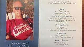 Randy Reese's Celebration of Life Service (August 19, 2016)