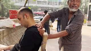 The cosmic massage  | Old Man Amazing Head massage | Indian ASMR | Only $1.20 |