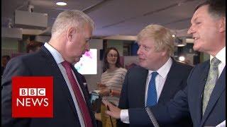 Boris Johnson vs Ian Lavery: 'You pointed in my face' BBC News