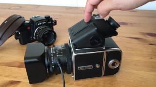 Using the Hasselblad 500 C/M with off Camera Flash and 120 Film Developing