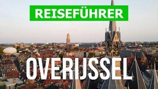 Overijssel, Niederlande | Stadt Zwolle, Enschede, Almelo, Deventer | Drohne 4k Video | Overijssel