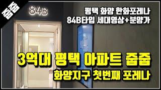 3억대 경기도 평택 아파트 분양, 화양지구 한화포레나 미분양 84B