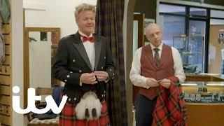 Gordon, Gino and Fred: Road Trip | Getting Kitted Out in Kilts | ITV