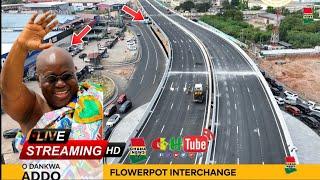 Prez. Akufo Addo commissions Flowerpot Interchange. the New Face Of Road Infrustructure