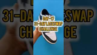 DAY-17 LACESWAP CHALLENGE #laceswap #pandadunks #dunklow #sneakers #shorts