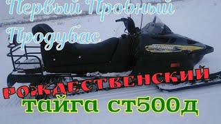 Первый Пробный Продубас, снегоход - ТАЙГА СТ 500 Д