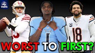 Ranking The NFL Teams Most Likely To Go From WORST to FIRST In 2025 Season