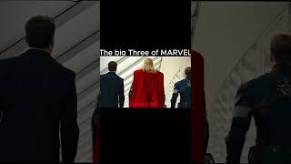 the big three of MARVEL #editing  #trending #viralshort #avengers # #thor#ironman #captainamerica