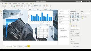 Power BI - How to add Background Images and adjust visual transparency