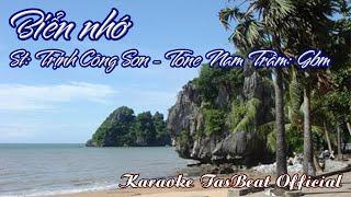 Karaoke Biển Nhớ Tone Nam Trầm | TAS BEAT