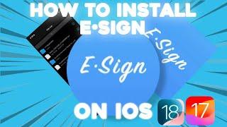 How To Install Esign on iOS | No Revokes,no blacklist,no computer