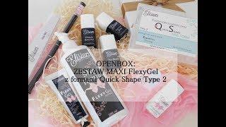 OPENBOX: Zestaw MAXI FlexyGel z formami Quick Shape Type 2