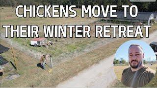 Roots and Refuge Farm Chores (Chickens Winter Home)