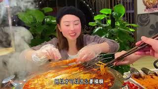 实现阿根廷大红虾自由是一种什么体验#龙虾宴 #成都美食图鉴