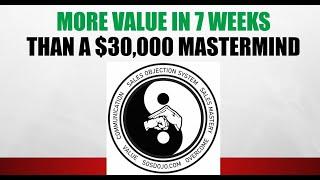 SOS Dojo Member says: "More value in 7 weeks than $30K Mastermind"