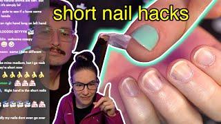 Short Nail Painting Hacks YOU DID NOT KNOW - Simply Stream Highlights