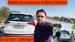 Noida to Lucknow by XUV700 in 6hrs 15mins #travelvlog @explorewithamit