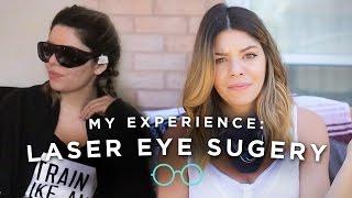 MY LASER EYE SURGERY EXPERIENCE + FOOTAGE