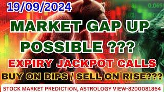 19/09/2024  NIFTY BANK NIFTY PREDICTION,  ASTROLOGY VIEW