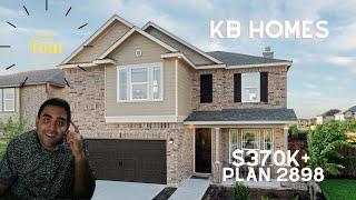 KB Homes | Austin Area | Two Story Home | Walkthrough | Jarrell TX | Large Kitchen| Plan 2898