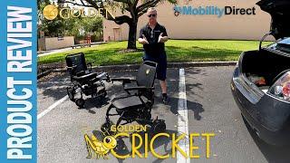 ‍Golden Technologies Cricket Folding Power Wheelchair Review GP302