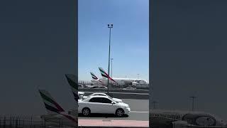 Emirates Airways Dubai Airport️#dubai #wow #emirates #airbus #prideofnation #uae ️