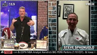 Patrick Mahomes is a team guy, he's all about winning! - Steve Spagnuolo | The Pat McAfee Show