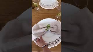 TABLE SETTING - 4 easy ideas for a cozy and festive table setting 