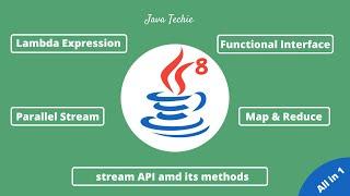 Java 8 complete tutorial in 3 hour with Realtime Example | JavaTechie