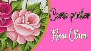 Como pintar rosa clara