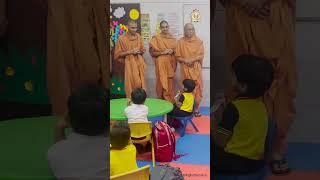 Pu. Gurumaharaj Visits Shree Swaminarayan Gurukul International School Rajkot
