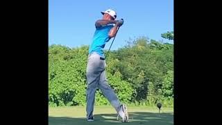 James Hahn amazing slow motion golf swing. #golf #golfswing #bestgolf #subforgolf #alloverthegolf