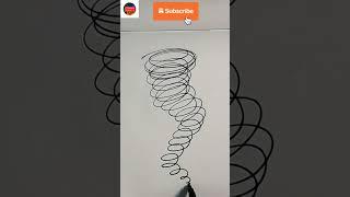 Draw a simple tornado storm using these simple steps #shorts #ashortaday Canvassing Passion