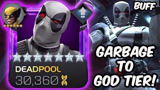 Buffed 7 Star Deadpool X-Force Gameplay - GARBAGE TO GOD TIER - Marvel Contest of Champions