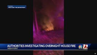 High Point authorities investigating Christmas morning house fire