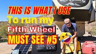 5 Ways I Power My 5th Wheel for Off Grid Travel & Camping  RV Power Supplies - RV Lifestyle Off Grid