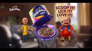 Cadbury Dairy Milk in Lickables | Motu Patlu (15secs)