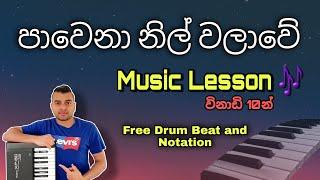 පාවෙනා නිල් වලාවේ(Pawena Nil Walawe) - Learn to Play 11 | Music Lesson in Sinhala