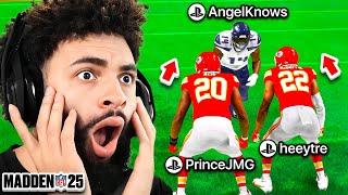 WE WERE GETTING COOKED SO BAD WE HAD TO DOUBLE TEAM ANGEL... THE MOST TOXIC 3V3 MADDEN GAME EVER