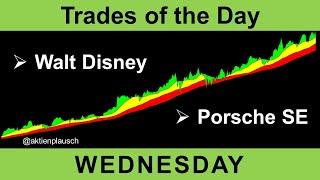 Wednesday | Trades of the Day | Porsche SE & Walt Disney | @aktienplausch #stock