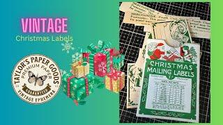 Christmas labels