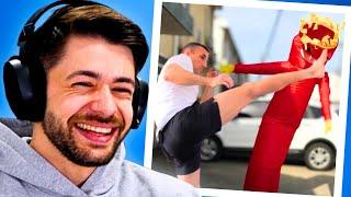 Les IDIOTS qui COMBATTENT DES OBJETS (video drole idiots fighting things)