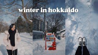 hokkaido travel vlog | 5 days in sapporo, winter festival, day trip to otaru, snowy days