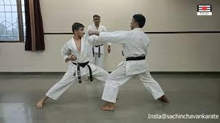 KIZAMI TSUKI IN KARATE @BUJUTSUBHARAT #kizamitsuki #bujutsukarate #sachinchavankarate