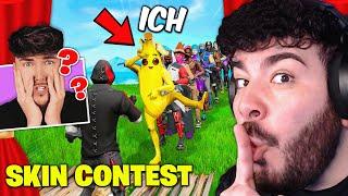 Ich STREAMSNIPE WANNABE's SKIN CONTEST und er RASTET KOMPLETT AUS ... Fortnite