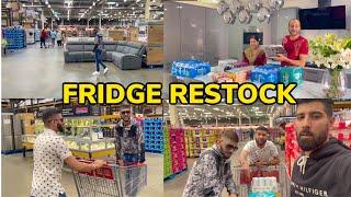 FRIDGE RESTOCK | SIBLINGS COSTCO VISIT