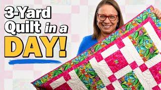 Fast & Easy One Day Quilt! - Sew Along with Fran