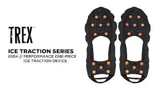 Ergodyne 6304 Ice Cleats Feature a Full Coverage Step-In Design with 12 Rugged Carbon Steel Studs